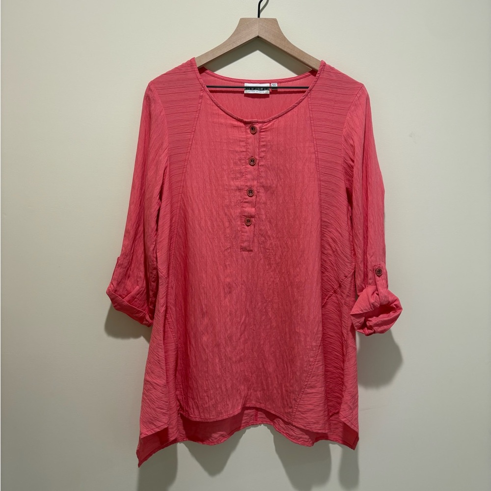 Habitat 1/4 Button Women’s Tunic Top